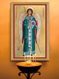 Archangel Raphael Chapel Size Original Icon 48" tall SOLD